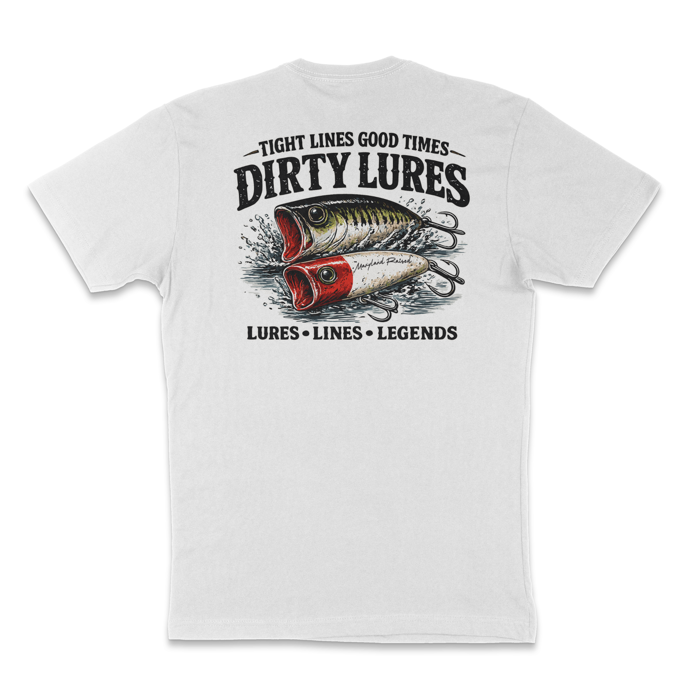 Dirty Lures Fishing T-shirt – MARYLAND RAISED APPAREL