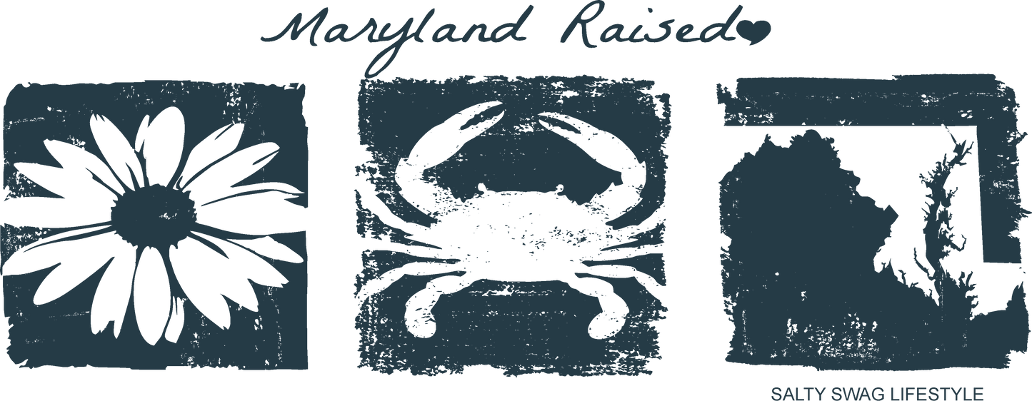 Black eye Susan, Blue Crab, Maryland State Icons