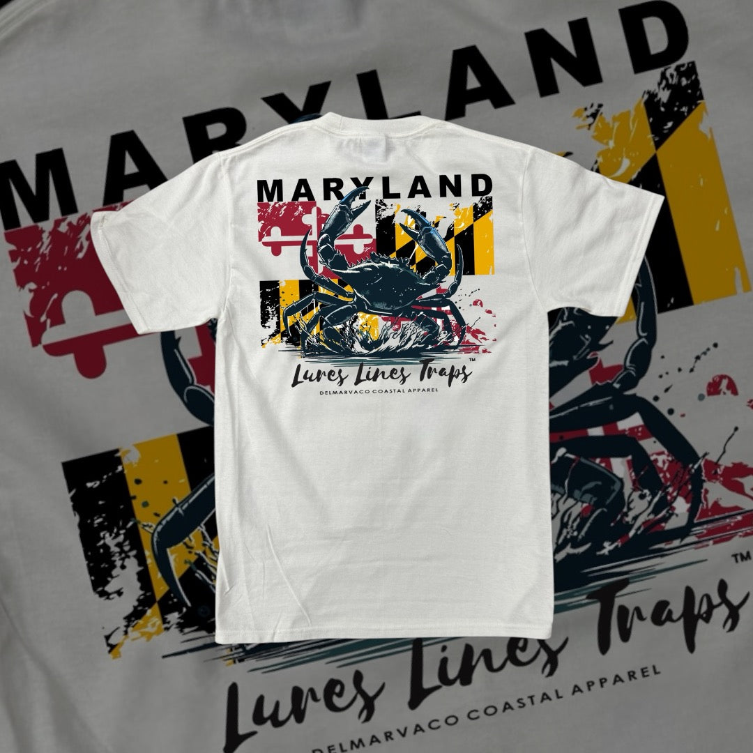 Maryland Crab Flag by  DELMARVACO