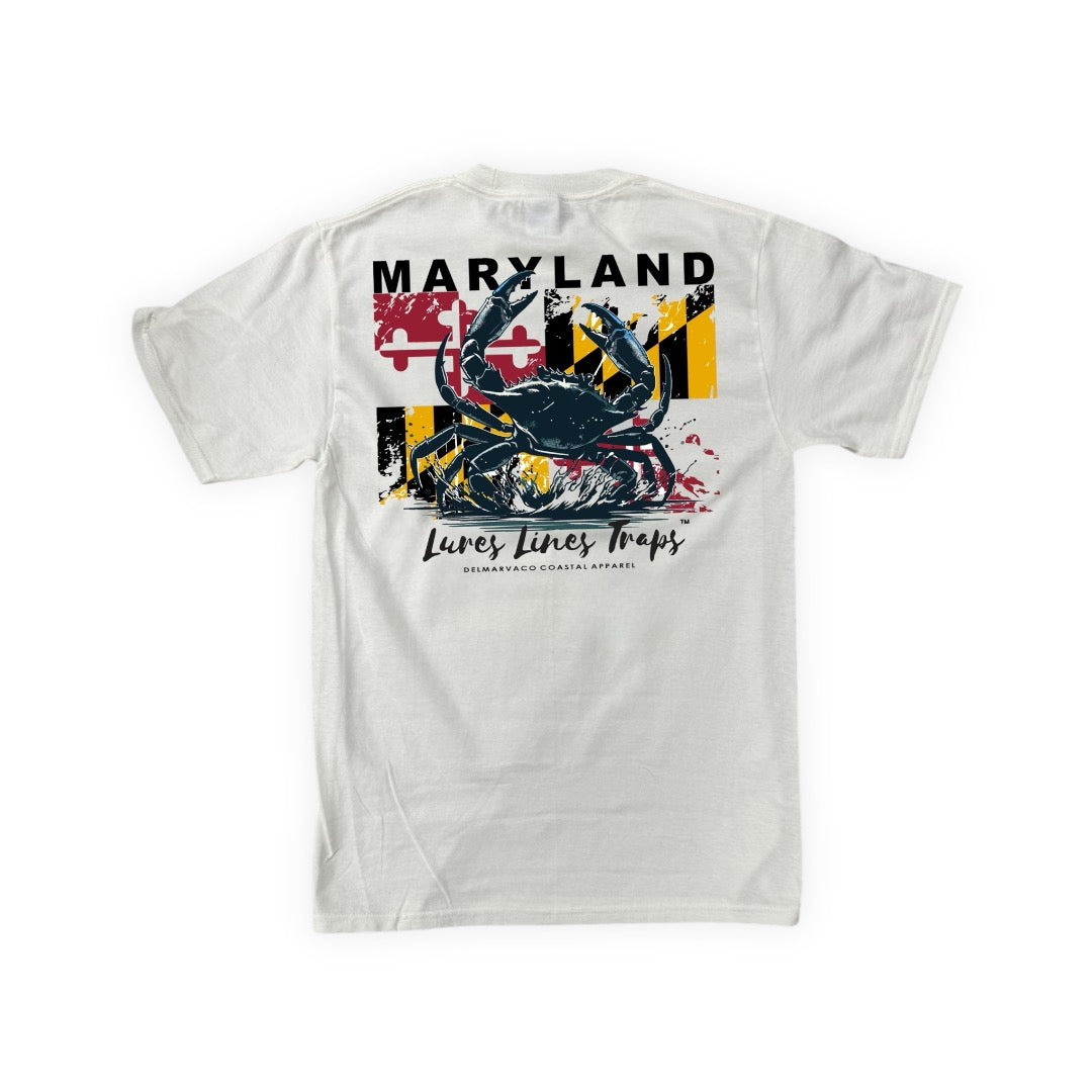 Maryland Crab Flag by  DELMARVACO